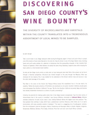 San Diego Wineries